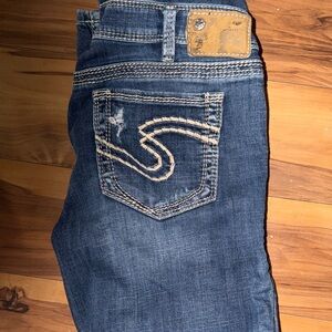 Silver Jeans Women's Straight Leg Jeans - Blue